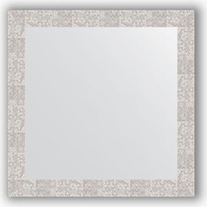 Зеркало в багетной раме Evoform Definite 76x76 см, соты алюминий 70 мм (BY 3243)