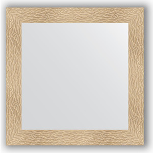 Зеркало в багетной раме Evoform Definite 80x80 см, золотые дюны 90 мм (BY 3245)