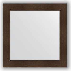 Зеркало в багетной раме Evoform Definite 80x80 см, бронзовая лава 90 мм (BY 3248)
