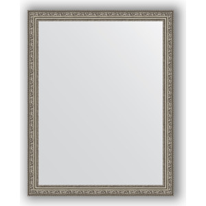 Зеркало в багетной раме поворотное Evoform Definite 74x94 см, виньетка состаренное серебро 56 мм (BY 3264)