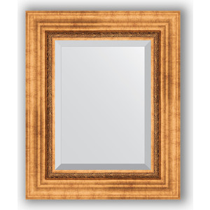 Зеркало с фацетом в багетной раме Evoform Exclusive 46x56 см, римское золото 88 мм (BY 3360)