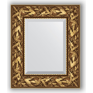 Зеркало с фацетом в багетной раме Evoform Exclusive 49x59 см, византия золото 99 мм (BY 3363)