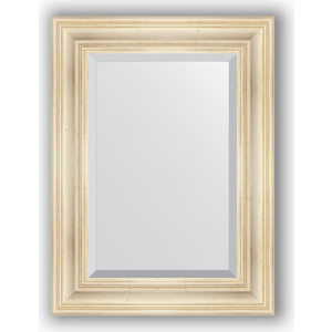Зеркало с фацетом в багетной раме поворотное Evoform Exclusive 59x79 см, травленое серебро 99 мм (BY 3393)