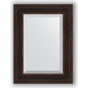 Зеркало с фацетом в багетной раме поворотное Evoform Exclusive 59x79 см, темный прованс 99 мм (BY 3395)
