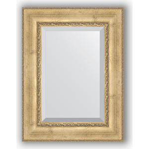 Зеркало с фацетом в багетной раме поворотное Evoform Exclusive 62x82 см, состаренное серебро с орнаментом 120 мм (BY 3402)