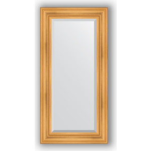 Зеркало с фацетом в багетной раме поворотное Evoform Exclusive 59x119 см, травленое золото 99 мм (BY 3496)