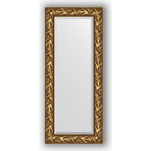 Зеркало с фацетом в багетной раме поворотное Evoform Exclusive 59x139 см, византия золото 99 мм (BY 3519)