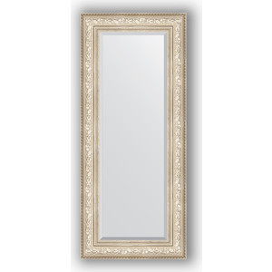 Зеркало с фацетом в багетной раме поворотное Evoform Exclusive 60x140 см, виньетка серебро 109 мм (BY 3530)