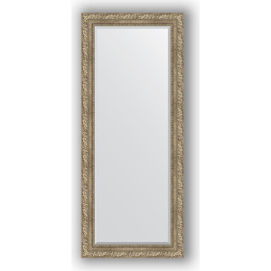 Зеркало с фацетом в багетной раме поворотное Evoform Exclusive 65x155 см, виньетка античное серебро 85 мм (BY 3565)