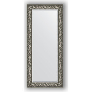 Зеркало с фацетом в багетной раме поворотное Evoform Exclusive 69x159 см, византия серебро 99 мм (BY 3572)