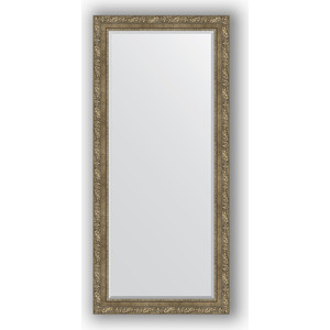 Зеркало с фацетом в багетной раме поворотное Evoform Exclusive 75x165 см, виньетка античная латунь 85 мм (BY 3593)