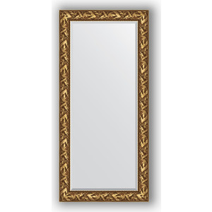 Зеркало с фацетом в багетной раме поворотное Evoform Exclusive 79x169 см, византия золото 99 мм (BY 3597)