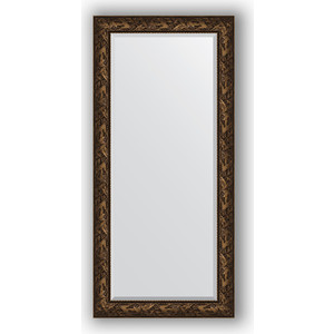 Зеркало с фацетом в багетной раме поворотное Evoform Exclusive 79x169 см, византия бронза 99 мм (BY 3599)