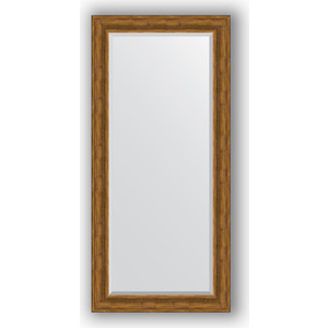 Зеркало с фацетом в багетной раме поворотное Evoform Exclusive 79x169 см, травленая бронза 99 мм (BY 3602)