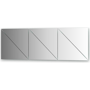 Зеркальная плитка Evoform Reflective с фацетом 10 мм, 40 х 40 см, комплект 6 шт. (BY 1521)
