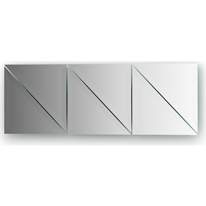 Зеркальная плитка Evoform Reflective с фацетом 15 мм, 20 х 20 см, комплект 6 шт. (BY 1539)