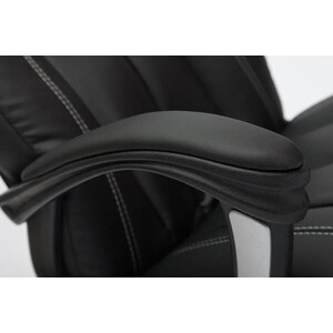Кресло TetChair BOSS хром кож/зам, черный/черный перфорированный, 36-6/36-6/06
