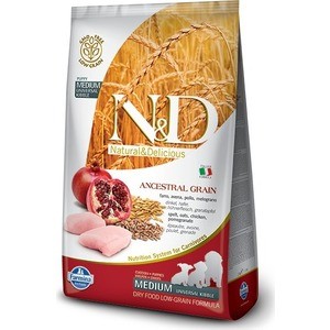 Сухой корм Farmina N&D Puppy Medium LG Chicken & Pomegranate низкозерновой с курицей и гранатом для щенков всех пород 12кг(21908), N&D Puppy Medium LG Chicken & Pomegranate низкозерновой с курицей и гранатом для щенков всех пород 12кг(21908)
Сухой корм Farmina N&D Puppy Medium LG Chicken & Pomegranate низкозерновой с курицей и гранатом для щенков всех пород 12кг(21908), N&D Puppy Medium LG Chicken & Pomegranate низкозерновой с курицей и гранатом для щенков всех пород 12кг(21908)