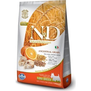 Сухой корм Farmina N&D Adult Dog Mini LG Codfish & Orange низкозерновой с треской и апельсином для собак мелких пород 800г (22035), N&D Adult Dog Mini LG Codfish & Orange низкозерновой с треской и апельсином для собак мелких пород 800г (22035)
Сухой корм Farmina N&D Adult Dog Mini LG Codfish & Orange низкозерновой с треской и апельсином для собак мелких пород 800г (22035), N&D Adult Dog Mini LG Codfish & Orange низкозерновой с треской и апельсином для собак мелких пород 800г (22035)