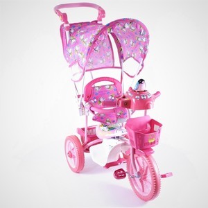 фото Велосипед трехколесный jaguar (ms-0737k) розовый