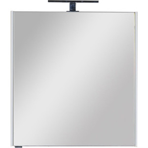 Зеркальный шкаф Aquanet Латина 70 с светильником, белый (179997, 178249)