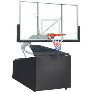 Баскетбольная мобильная стойка DFC STAND72G 180x105 см стекло (семь коробов)