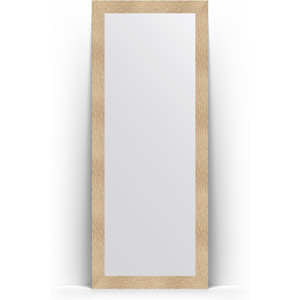 Зеркало напольное Evoform Definite Floor 81x201 см, в багетной раме - золотые дюны 90 мм (BY 6007)