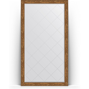 Зеркало напольное с гравировкой Evoform Exclusive-G Floor 110x200 см, в багетной раме - виньетка бронзовая 85 мм (BY 6352)