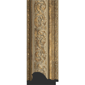 Зеркало напольное с гравировкой Evoform Exclusive-G Floor 115x205 см, в багетной раме - виньетка античная бронза 109 мм (BY 6375)