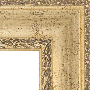 Зеркало напольное с гравировкой Evoform Exclusive-G Floor 117x207 см, в багетной раме - состаренное серебро с орнаментом 120 мм (BY 6378)