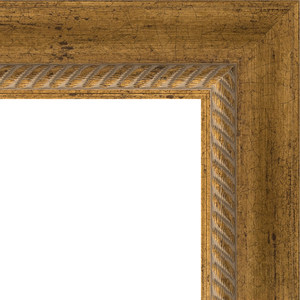 Зеркало с гравировкой поворотное Evoform Exclusive-G 53x71 см, в багетной раме - состаренная бронза с плетением 70 мм (BY 4004)