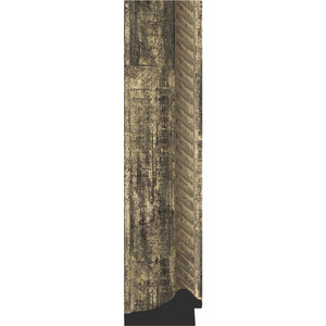 Зеркало с гравировкой поворотное Evoform Exclusive-G 53x71 см, в багетной раме - старое дерево с плетением 70 мм (BY 4006)