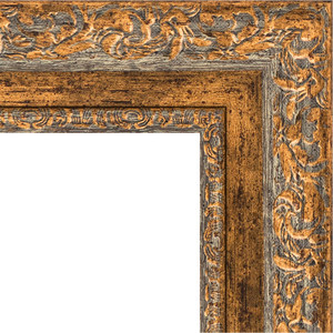 Зеркало с гравировкой поворотное Evoform Exclusive-G 55x125 см, в багетной раме - виньетка античная бронза 85 мм (BY 4058)