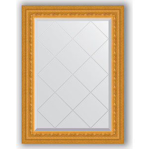Зеркало с гравировкой поворотное Evoform Exclusive-G 65x87 см, в багетной раме - сусальное золото 80 мм (BY 4095)