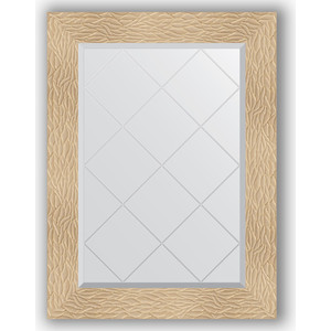 Зеркало с гравировкой поворотное Evoform Exclusive-G 66x89 см, в багетной раме - золотые дюны 90 мм (BY 4107)