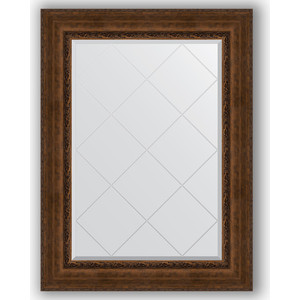 Зеркало с гравировкой поворотное Evoform Exclusive-G 82x110 см, в багетной раме - состаренная бронза с орнаментом 120 мм (BY 4214)