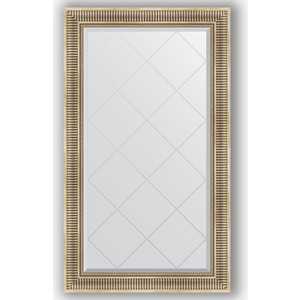 Зеркало с гравировкой поворотное Evoform Exclusive-G 77x132 см, в багетной раме - серебряный акведук 93 мм (BY 4239)