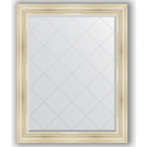 Зеркало с гравировкой поворотное Evoform Exclusive-G 99x124 см, в багетной раме - травленое серебро 99 мм (BY 4375)