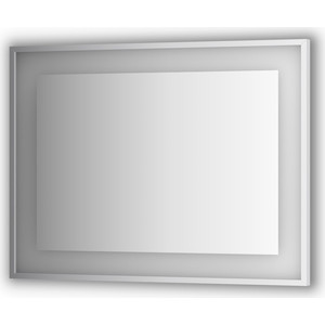 Зеркало в багетной раме поворотное Evoform Ledside со светильником 25,5 W 100x75 см (BY 2205)