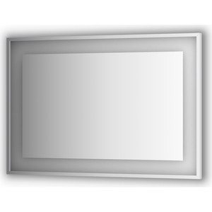 Зеркало в багетной раме поворотное Evoform Ledside со светильником 27,5 W 110x75 см (BY 2206)