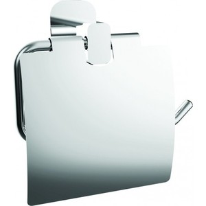 фото Держатель туалетной бумаги kaiser oval с крышкой, хром (kh-2040)