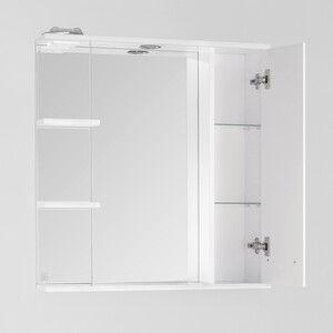 Зеркало-шкаф Style line Ирис 75 с подсветкой, белый (4650134470727)