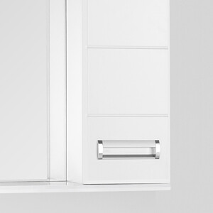 Зеркало-шкаф Style line Ирис 75 с подсветкой, белый (4650134470727)