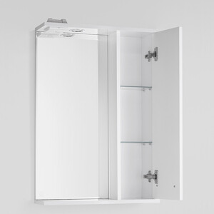Зеркало-шкаф Style line Венеция 55 с подсветкой, белый (ЛС-00000261)