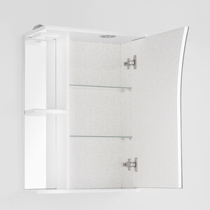 Зеркальный шкаф Style line Виола 50 с подсветкой, белый (ЛС-00000117)