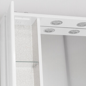 Зеркало-шкаф Style line Панда 80 с подсветкой, белый (4650134470437)
