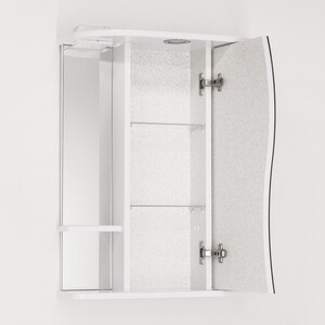 Зеркальный шкаф Style line Лорена 55 с подсветкой, белый (ЛС-00000120)