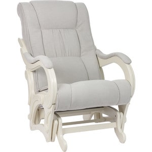 Кресло-качалка Мебель Импэкс МИ Модель 78 дуб шампань, обивка Verona Light Grey