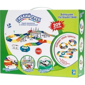 Гибкий трек 1Toy Большое путешествие 209 деталей (Т59310), Большое путешествие 209 деталей (Т59310)
Гибкий трек 1Toy Большое путешествие 209 деталей (Т59310), Большое путешествие 209 деталей (Т59310)
