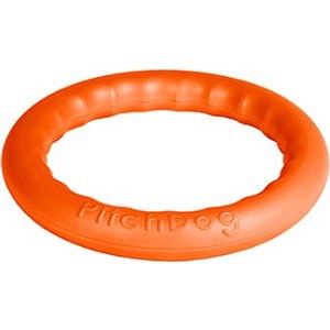 фото Игрушка pitchdog 30 любимая игрушка игровое кольцо для аппортировки оранжевое для собак 28см